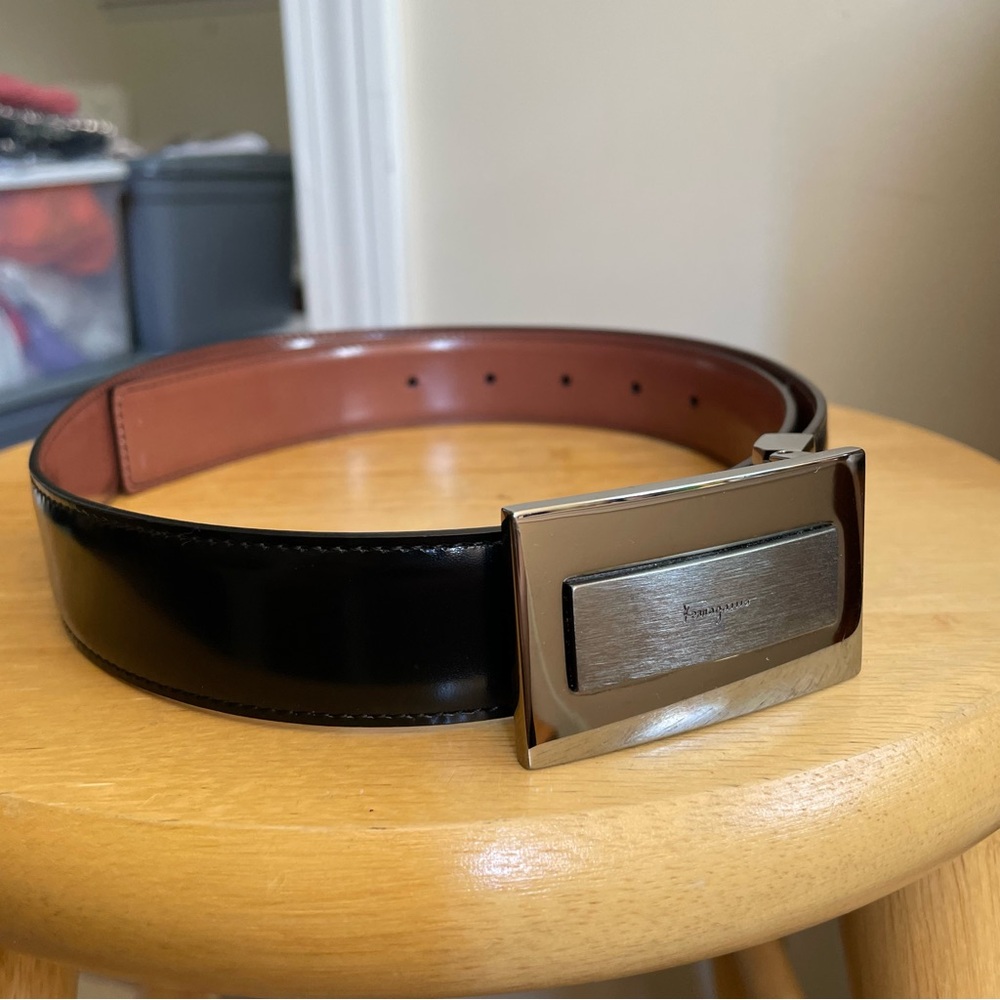 Mens Salvatore Ferragamo Belt New reversible leather size 28